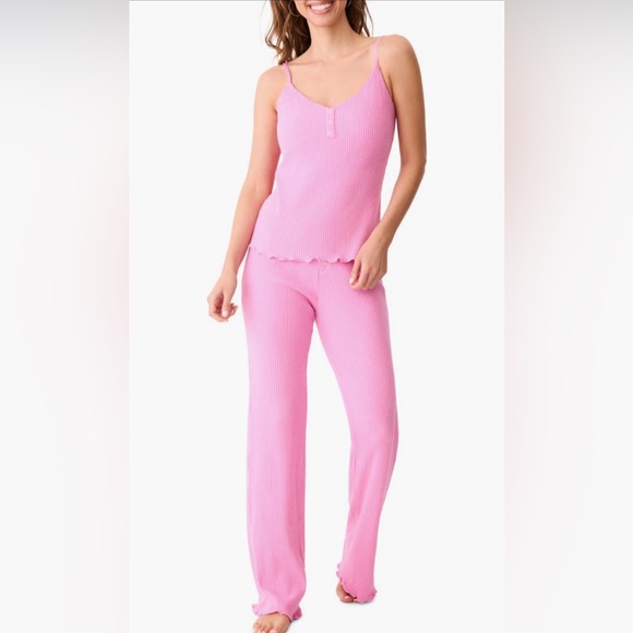 PJ Salvage Other - PJ Salvage Live in Color Rib Pajama